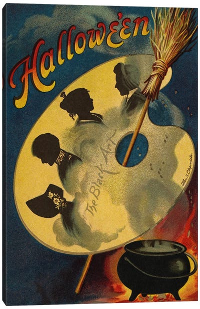 Halloween, the Black Art, 1912  Canvas Art Print - Helloween
