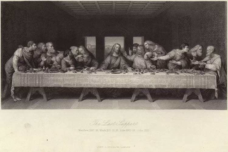 The Last Supper Canvas Artwork by Leonardo da Vinci | iCanvas