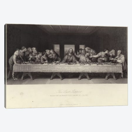 The Last Supper  Canvas Print #BMN4341} by Leonardo da Vinci Canvas Art Print