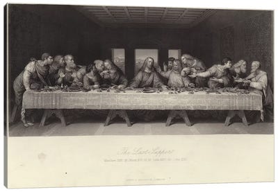 The Last Supper  Canvas Art Print - Religious Figure Art