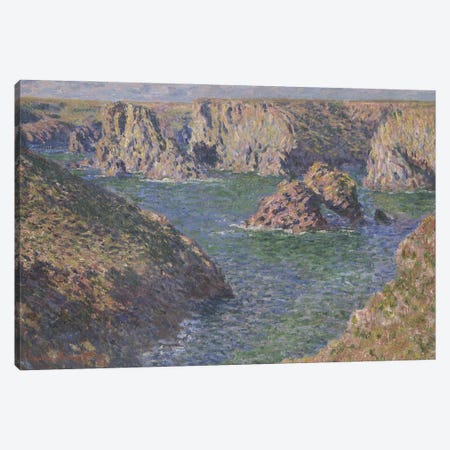 Port-Domois, Belle-Isle, 1887  Canvas Print #BMN4366} by Claude Monet Canvas Art