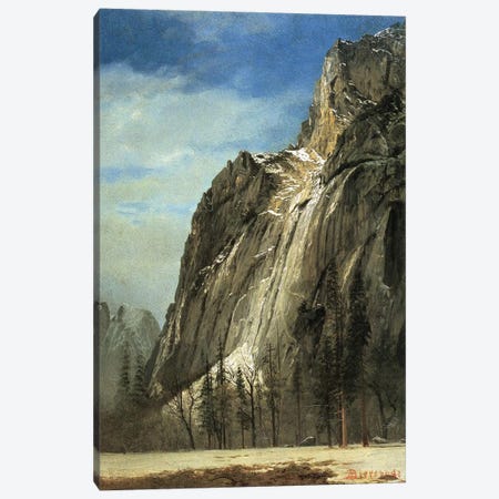 Cathedral Rocks, Yosemite, c.1872  Canvas Print #BMN4403} by Albert Bierstadt Canvas Art