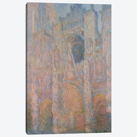 Rouen Cathedral, 1891 Canvas Print #BMN4422} by Claude Monet Canvas Art