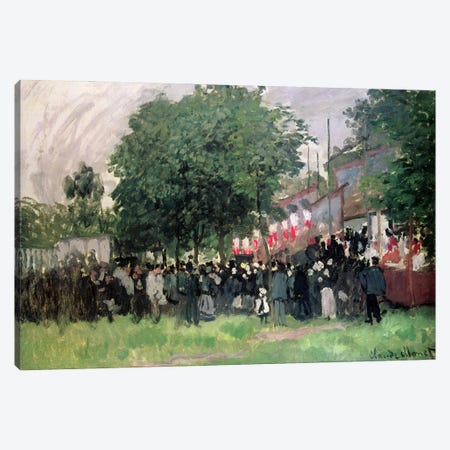 The Fourteenth of July  Canvas Print #BMN4423} by Claude Monet Canvas Art