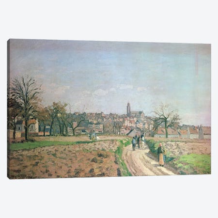 View of Pontoise, 1873 Canvas Print #BMN4426} by Camille Pissarro Canvas Print
