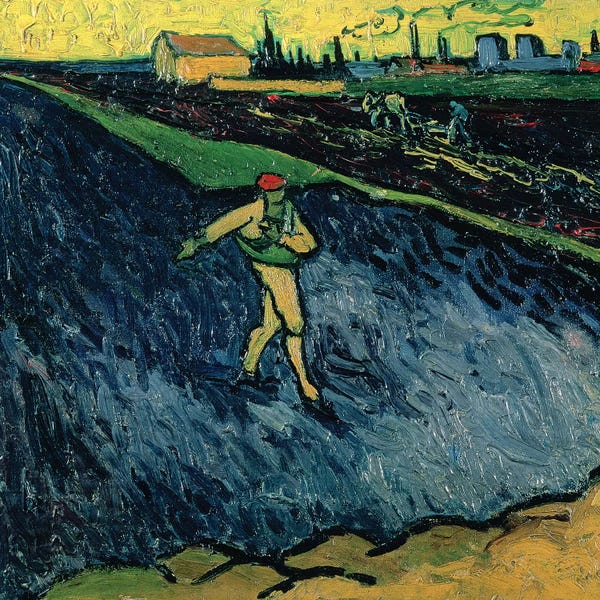 Post-Impressionism: The Sower, 1888  by Vincent van Gogh