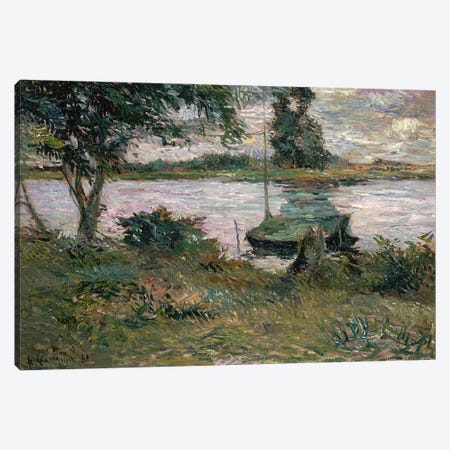 Riverbank  Canvas Print #BMN4444} by Paul Gauguin Canvas Print