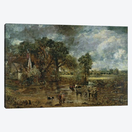 Full scale study for 'The Hay Wain', c.1821  Canvas Print #BMN4451} by John Constable Art Print