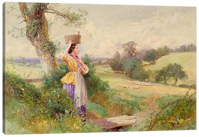 The Milkmaid, 1860  Canvas Art Print