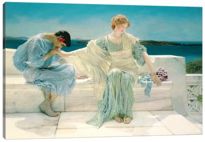 Ask me no more, 1906  Canvas Art Print - Sir Lawrence Alma-Tadema