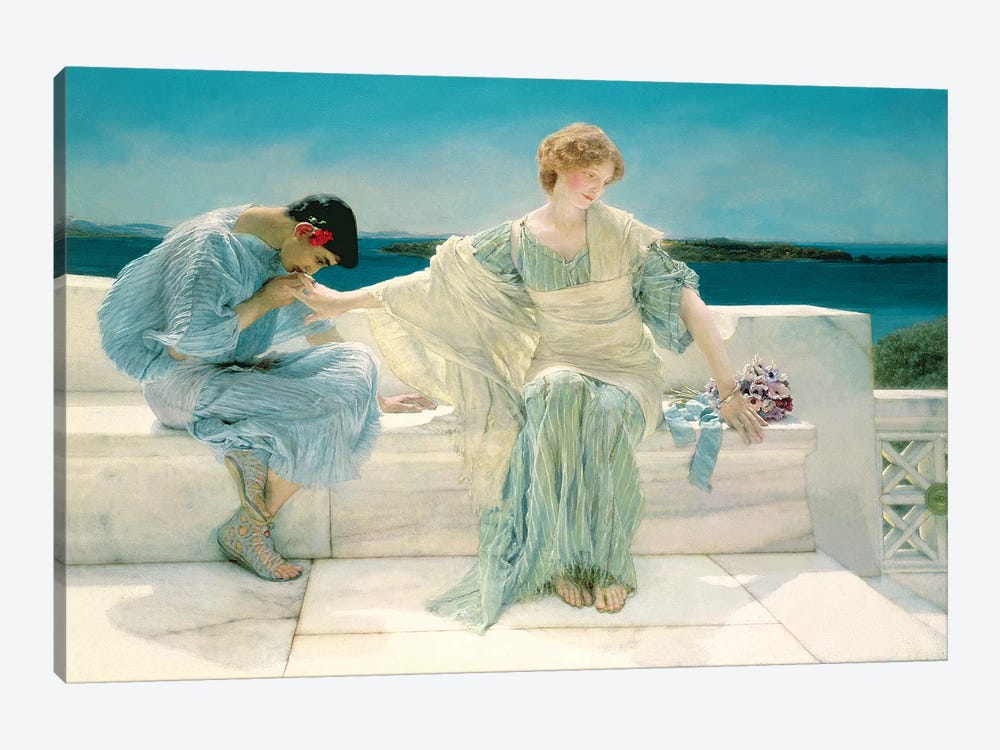 Ask me no more, 1906  by Sir Lawrence Alma-Tadema 1-piece Canvas Wall Art