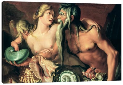 Neptune and Amphitrite  Canvas Art Print