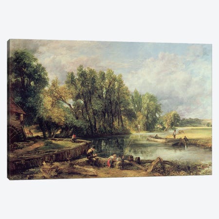 Stratford Mill Canvas Print #BMN4493} by John Constable Canvas Art Print