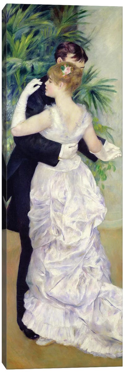 Dance in the City, 1883  Canvas Art Print - Pierre Auguste Renoir