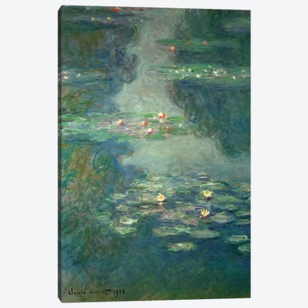 Waterlilies, 1908  Canvas Print #BMN4514} by Claude Monet Art Print
