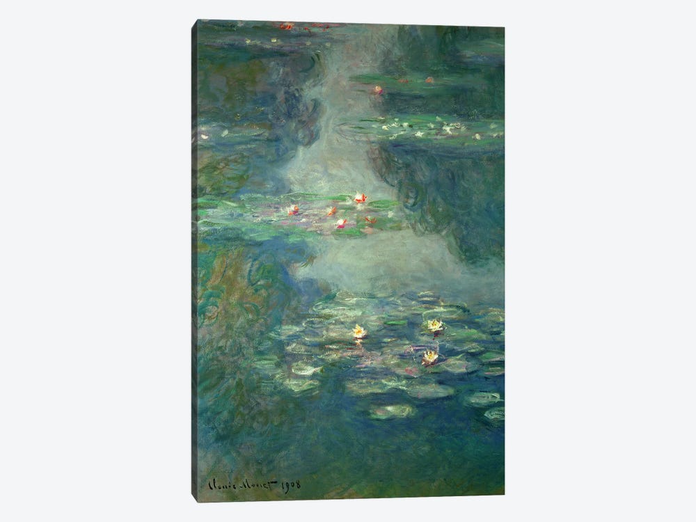 Waterlilies, 1908  by Claude Monet 1-piece Canvas Artwork