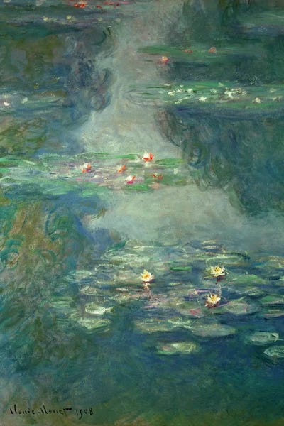 Claude Monet: Waterlilies, 1908  by Claude Monet