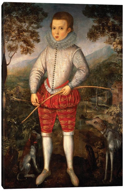 Portrait of a Boy  Canvas Art Print
