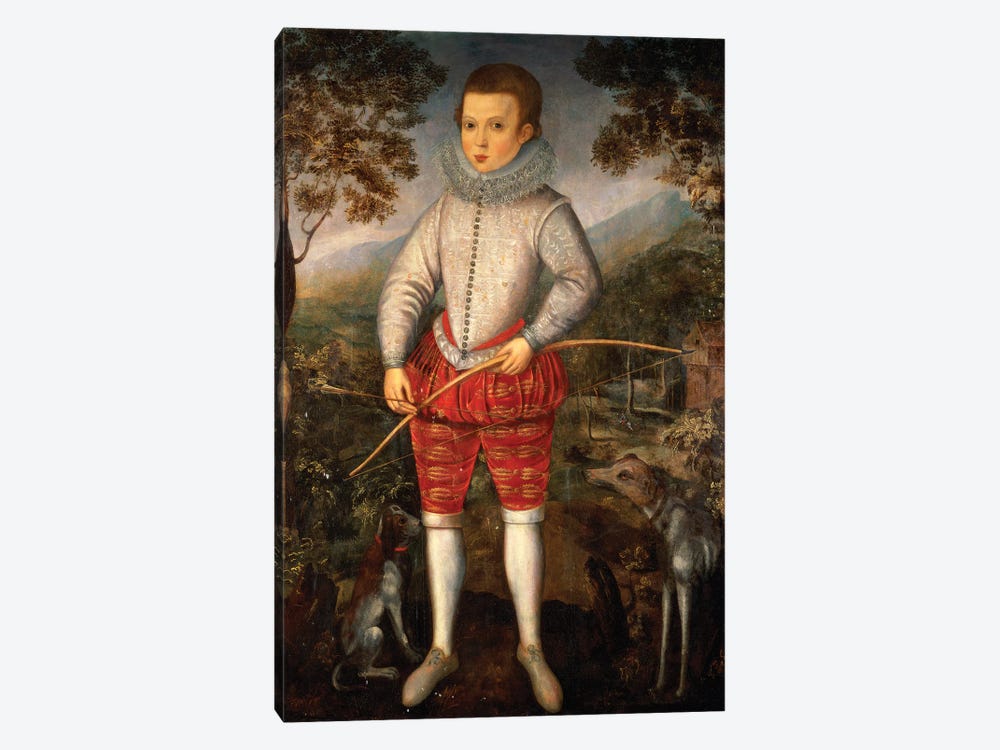 Portrait of a Boy  by Robert Peake 1-piece Canvas Art Print
