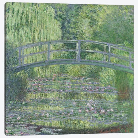 The Waterlily Pond: Green Harmony, 1899  Canvas Print #BMN451} by Claude Monet Canvas Print