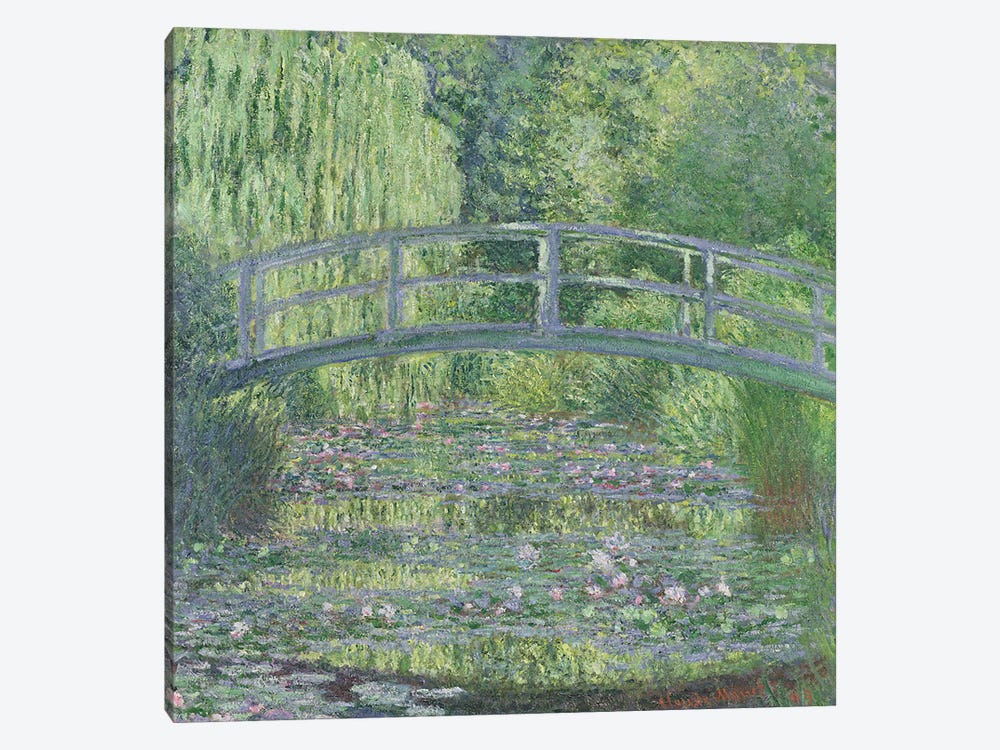 The Waterlily Pond: Green Harmony, 1899  by Claude Monet 1-piece Canvas Artwork