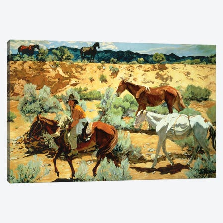 The Southwest  Canvas Print #BMN4527} by Walter Ufer Canvas Artwork