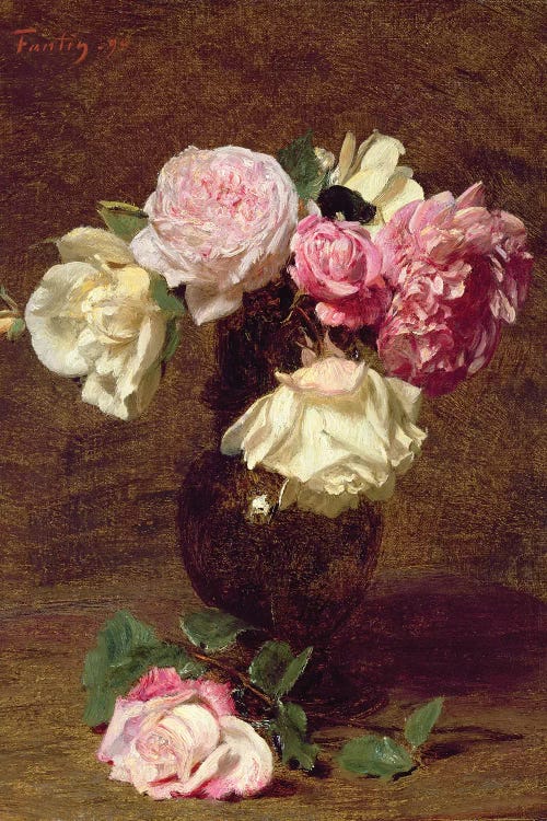 Pink and White Roses