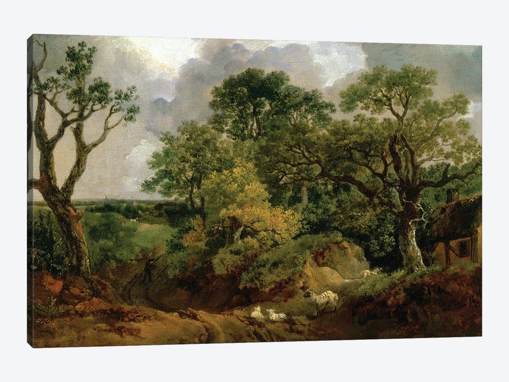Wooded Landscape by Thomas Gainsborough 1-piece Canvas Print