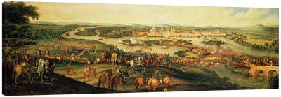 Siege of Magdeburg, 20th March 1631 Canvas Art Print