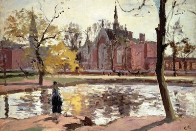Dulwich College, London, 1871 by Camille Pissarro art print