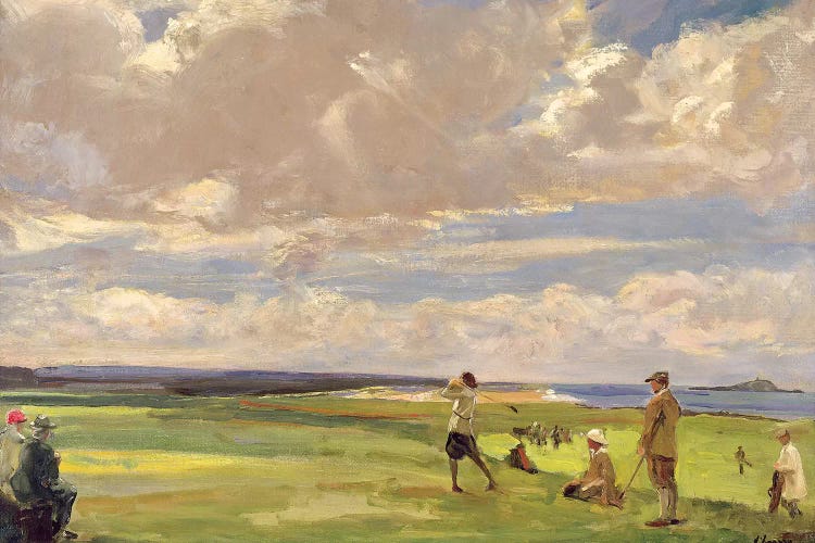 Lady Astor playing golf at North Berwick 