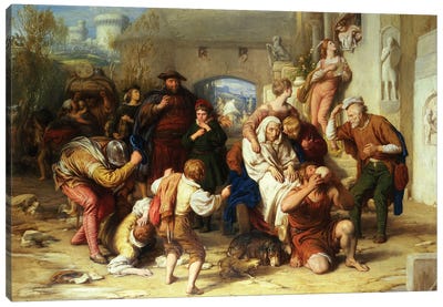 The Seven Ages of Man, 1835-8  Canvas Art Print