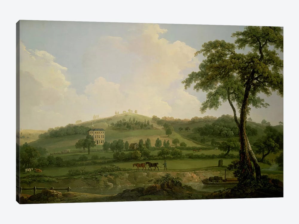 View of Oakage Hall, Colwich  by Nicholas Thomas Dall 1-piece Art Print