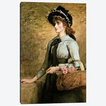 Sweet Emma Morland, 1892  Canvas Print #BMN4597} by Sir John Everett Millais Canvas Print