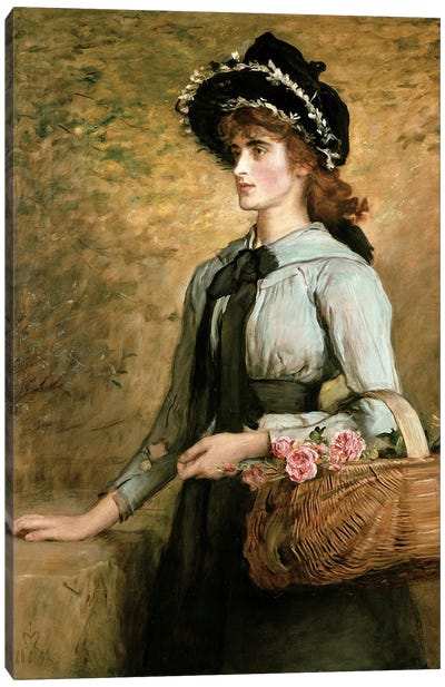 Sweet Emma Morland, 1892  Canvas Art Print