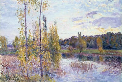 The Lake at Chevreuil by Alfred Sisley acrylic art print