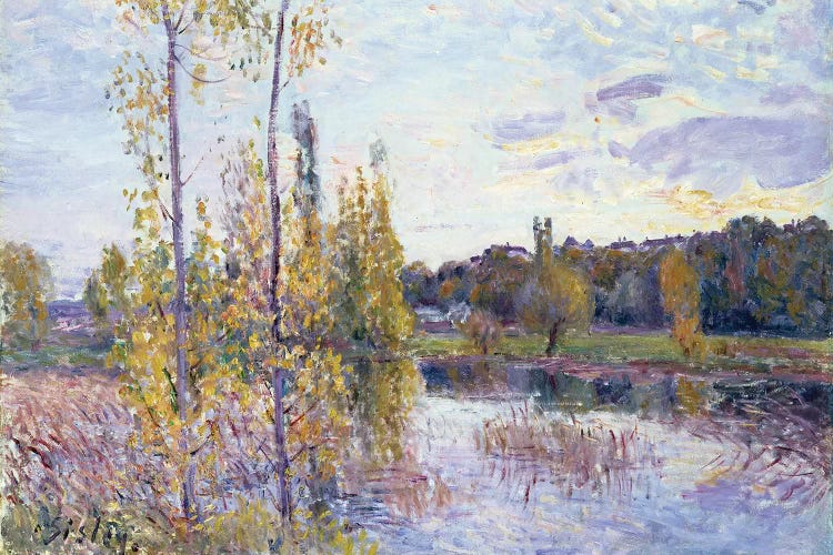 The Lake at Chevreuil by Alfred Sisley wall art
