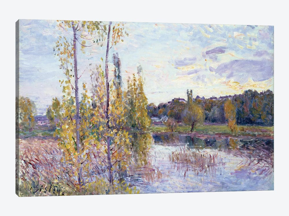 The Lake at Chevreuil by Alfred Sisley 1-piece Art Print