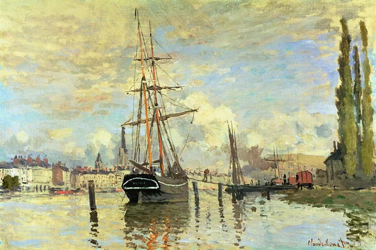 The Seine at Rouen, 1872 