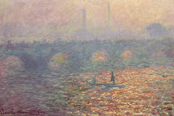 Claude Monet: Waterloo Bridge, 1900 by Claude Monet