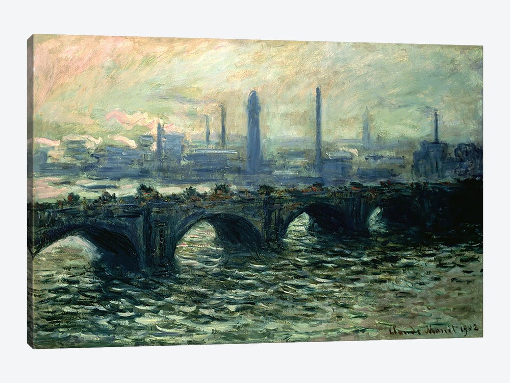 Waterloo Bridge, 1902 by Claude Monet 1-piece Canvas Artwork
