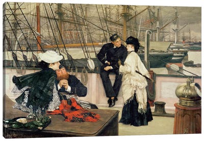 The Captain and the Mate, 1873  Canvas Art Print