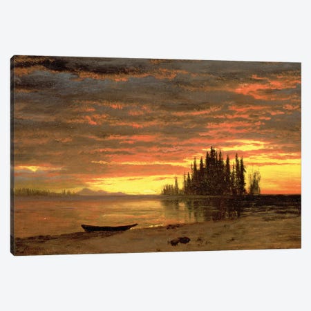 California Sunset  Canvas Print #BMN4636} by Albert Bierstadt Canvas Art