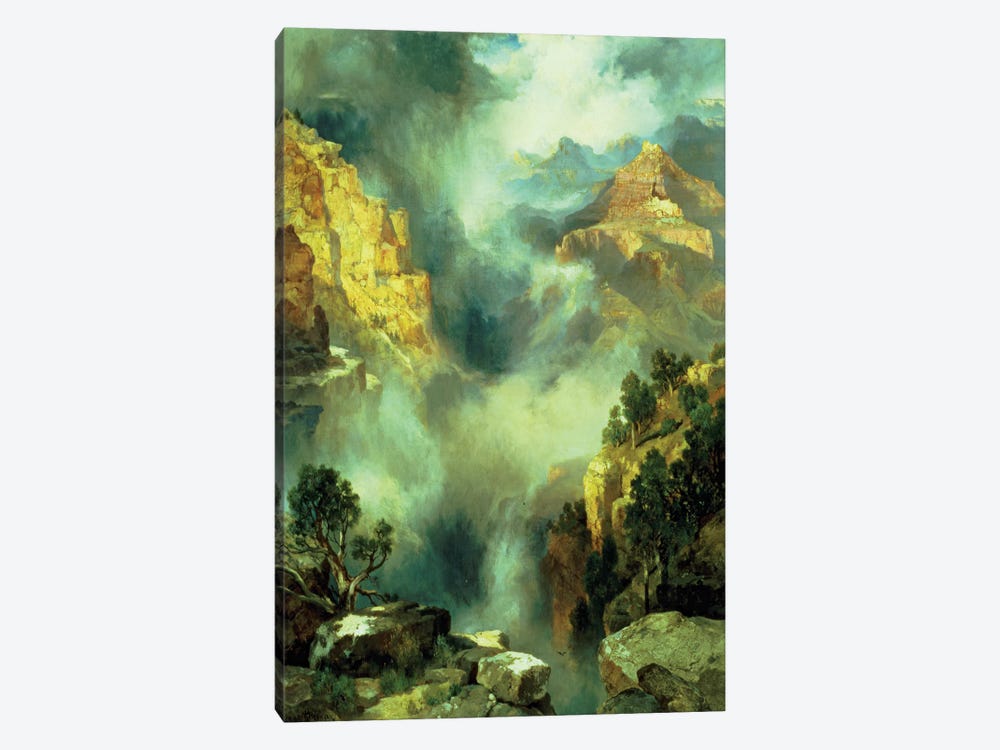 Mist in the Canyon, 1914  by Thomas Moran 1-piece Canvas Art Print