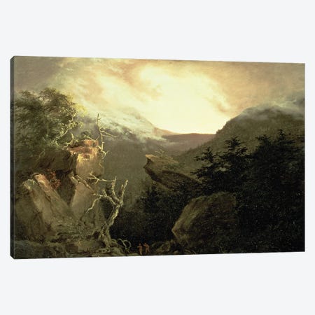 Mountain Sunrise, 1826  Canvas Print #BMN4647} by Thomas Cole Canvas Art Print