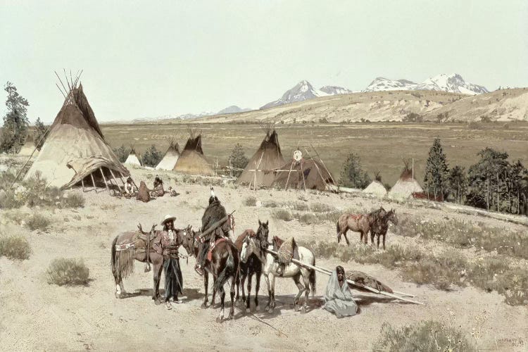 Indian Encampment, 1892 