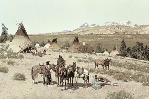 Indian Encampment, 1892 