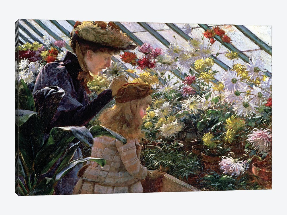 Chrysanthemums, 1890  1-piece Canvas Artwork