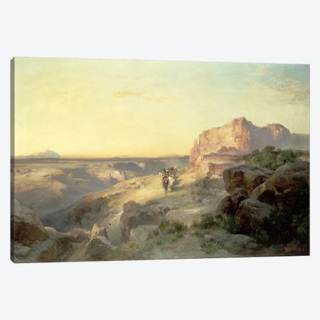 Red Rock Trail, South Utah, 1913  Canvas Print #BMN4650} by Thomas Moran Art Print