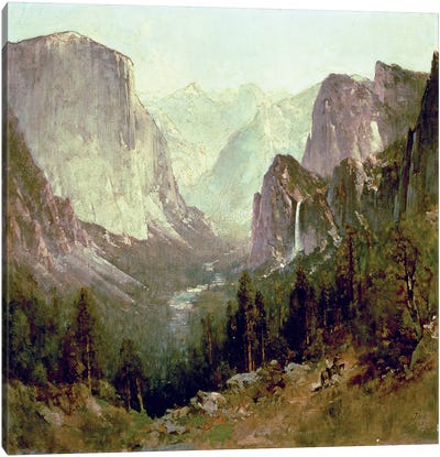 Hunting in Yosemite, 1890  Canvas Art Print